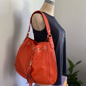 Cole Haan Orange Tote Bag